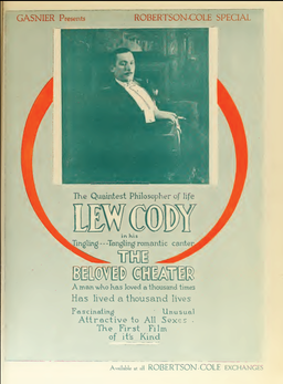 Lew Cody The Beloved Cheater 1 Film Daily 1919