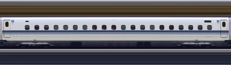 File:Line scan photo of Shinkansen N700A Series Set G13 in 2017, car 02.png