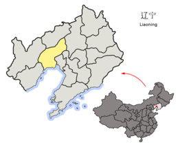 Kaart van Jinzhou