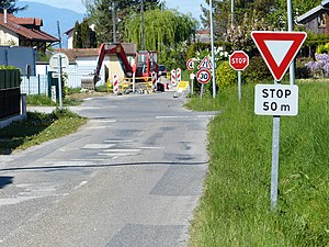 AB5 Pré-signalisation de stop (50 m)