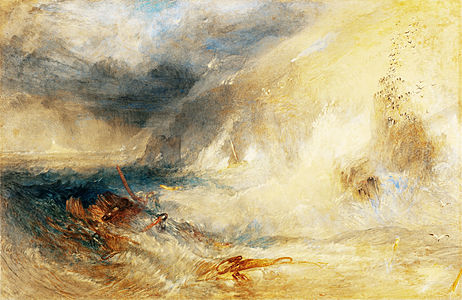 Long Ship's Lighthouse, Land's End, by Turner