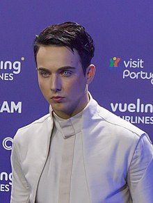 Mélovin at the Eurovision Song Contest 2018.