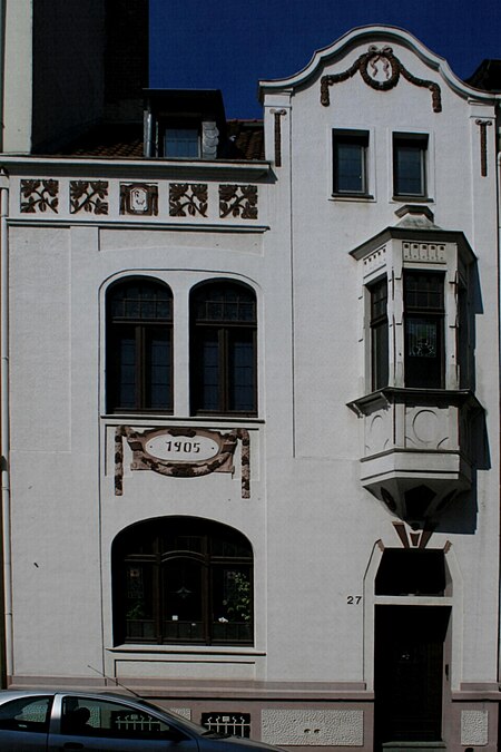 Mönchengladbach Ry Mitte Denkmal Nr. T 006, Taubenstraße 027 (6409)