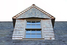 Detail of a dormer.