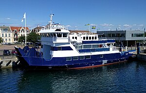 M/S Stjerneborg vid kaj i Landskrona hamn