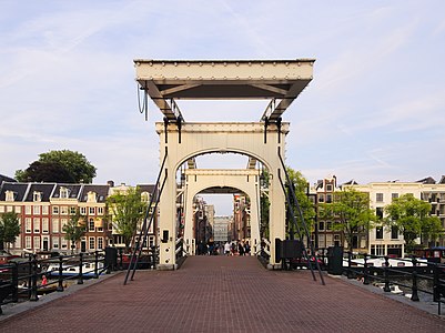 Crossing the Margere Brug, Amsterdam