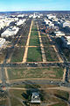 Image 43Looking east from the top of the Washington Monument towards the National Mall and the United States Capitol in December 1999 (from National Mall)