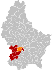 Localização de Kehlen em Luxemburgo
