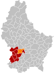 Kehlen - Carte