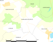 Guéblange-lès-Dieuze所在地圖 ê uī-tì