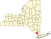 Map of New York highlighting Rockland County.svg