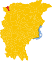 Map of comune of Ornica (province of Bergamo, region Lombardy, Italy).svg