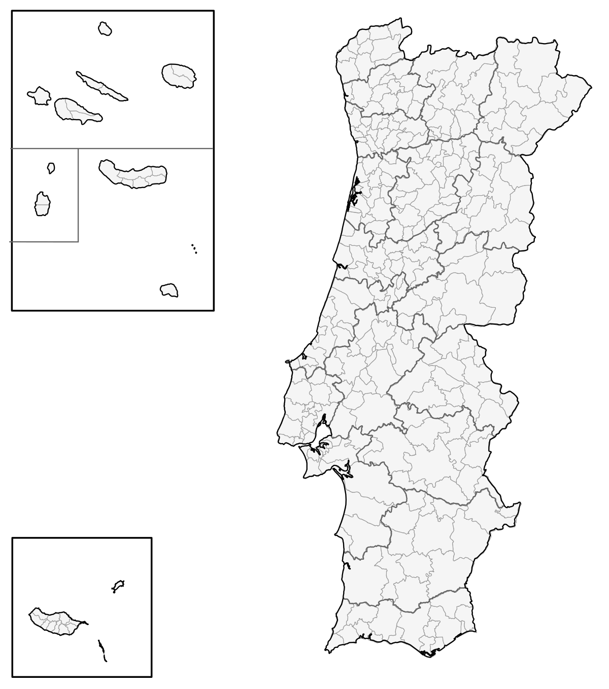 File:Mapa de Portugal (subdivisiones).svg - Wikipedia