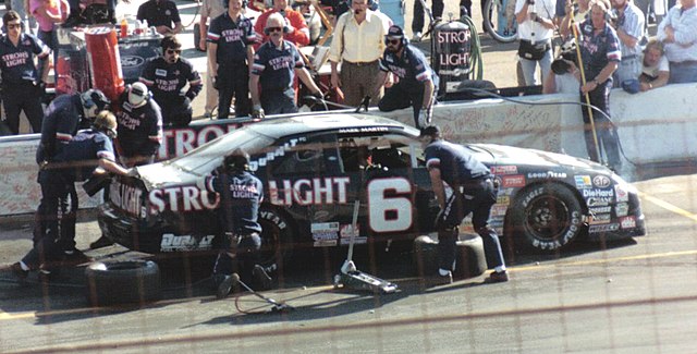 1989 Winston Cup car on pit road at Phoenix