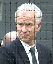 John McEnroe at Wimbledon 2014