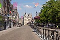 Mechelen, street view to the Schepenhuis