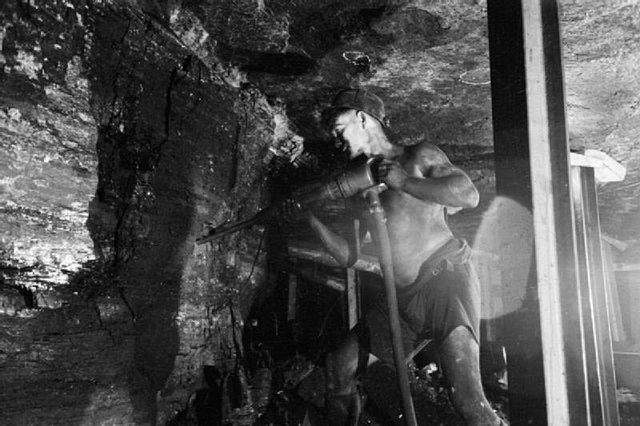 Coal miner in Britain, 1942