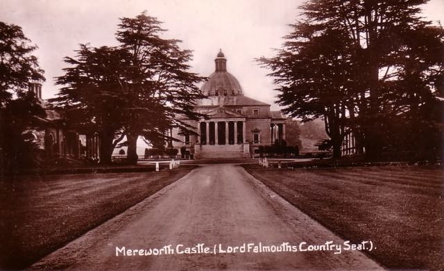 Mereworth Castle, a postcard franked 1911.