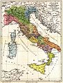 Karte Italiens (Map of Italy)