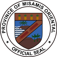 Seal of the province, in use since 1928 and was registered in NHCP in 1950. Still recognized as the official seal of the province by NHCP as of 2018. Misamis Oriental Seal 1928-1988.svg
