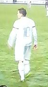 Montillo playing for Santos.