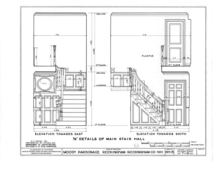 File:Moody Parsonage, Rockingham, Rockingham County, NH HABS NH,8-ROCK,1- (sheet 7 of 19).tif