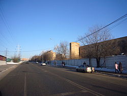 Вид в начало ул. Москворечье со стороны ул. Маршала Шестопалова