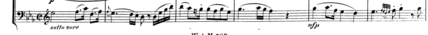 Theme of second movement in cello Mozart theme second movement.png