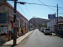 Street in Mulegé.