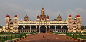 Mysore Palace built between 1897 and 1912 Mysore Palace Morning.jpg