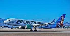 N307FR Frontier Airlines 2017 Airbus A320-251N - cn 7472 "Champ The Bronco" (33960241123).jpg