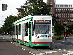 NGT8D am Neustädter Friedhof in Magdeburg