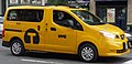 Nissan NV200 taxi in use in New York City