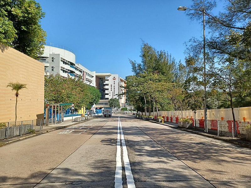 File:Nam Cheong Street near Tung Wah Group of Hospitals Chang Ming Thien College in January 2023.jpg