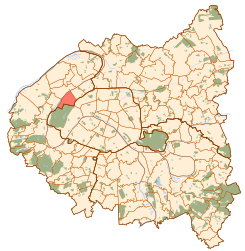 Neuilly-sur-Seine - Mapa