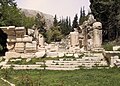 أطلال معبد صغير في نيحا، لبنان