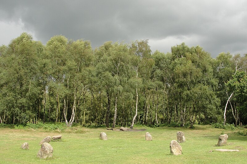 File:Nine Ladies Stone Circle.JPG