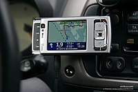 TomTom Navigator running on a Nokia N95 (Symbian) Nokia N95 running TomTom Navigator.jpg