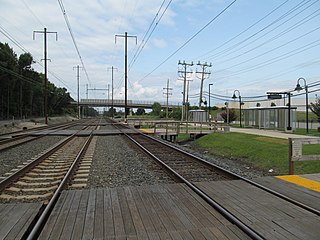 <span class="mw-page-title-main">Martin State Airport station</span> Train station in Middle River, Maryland, US
