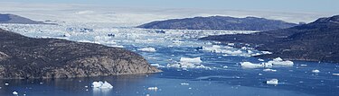 Aerial view of Nunatakassak and the Ikerasaa strait between the Kullorsuaq and Saqqarlersuaq islands. Nunatakassak.jpg