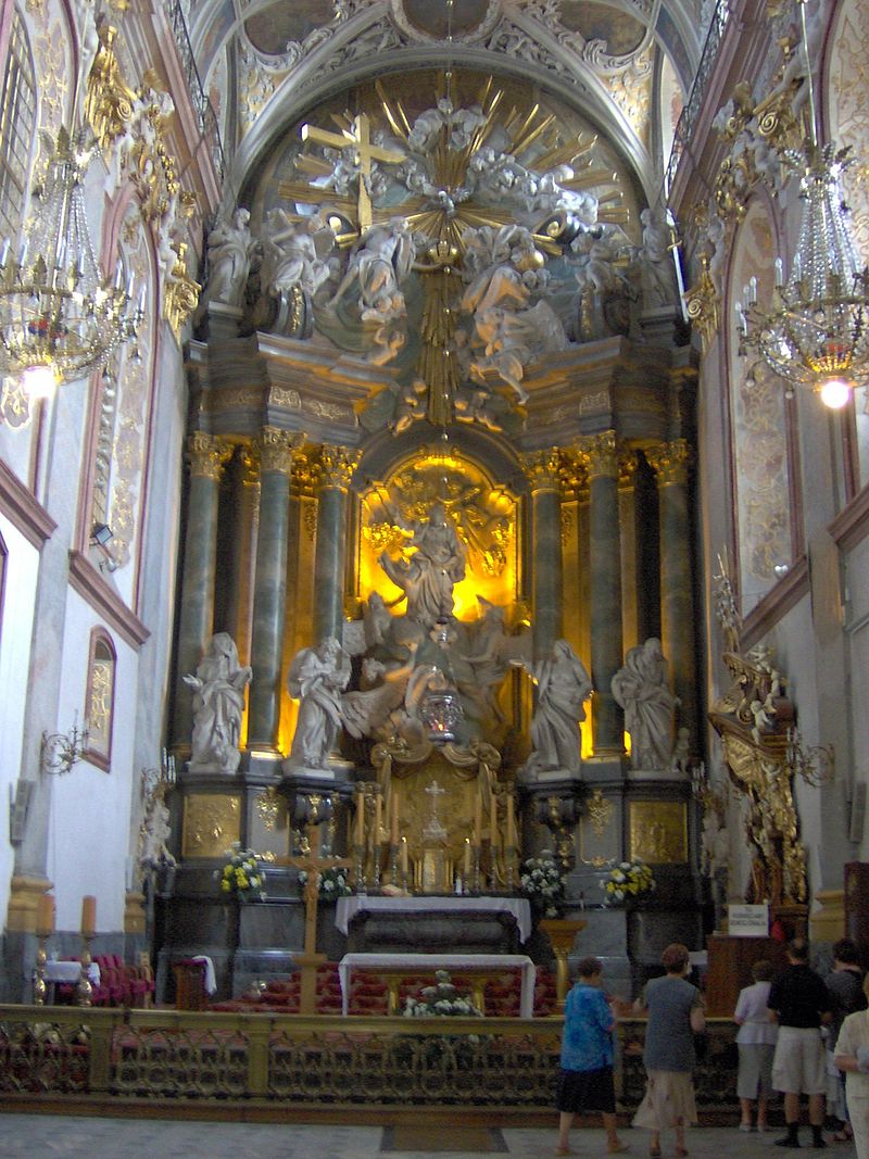 El altar mayor de la basílica de Jasna Góra · Crédito KB Jasna Góra
