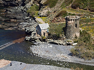 Torra di Negru Genoese coastal defence tower in Corsica