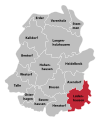 Ligging van Lüdenhausen in de gemeente Kalletal