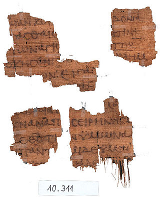 <span class="mw-page-title-main">Papyrus 118</span> New Testament manuscript