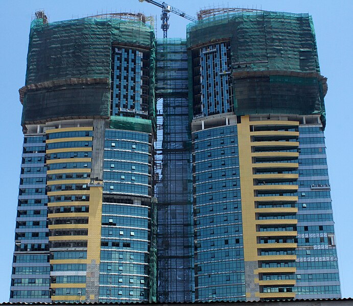 File:PSPF Towers under construction.jpg