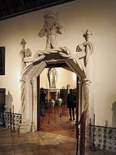 Portal mit Schiffstauen im Palácio nacional de Sintra