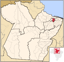 Ligging van de Braziliaanse microregio Castanhal in Pará