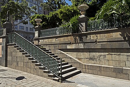 Acceso a la Plaza del Príncipe, desde el Museo de Bellas Artes