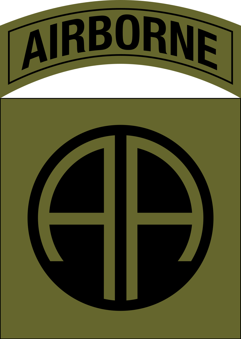 Patch of the 82nd Airborne Division (OCP).svg