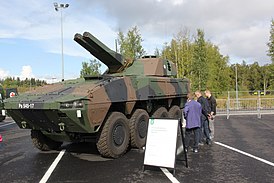 AMOS на шасси Patria AMV